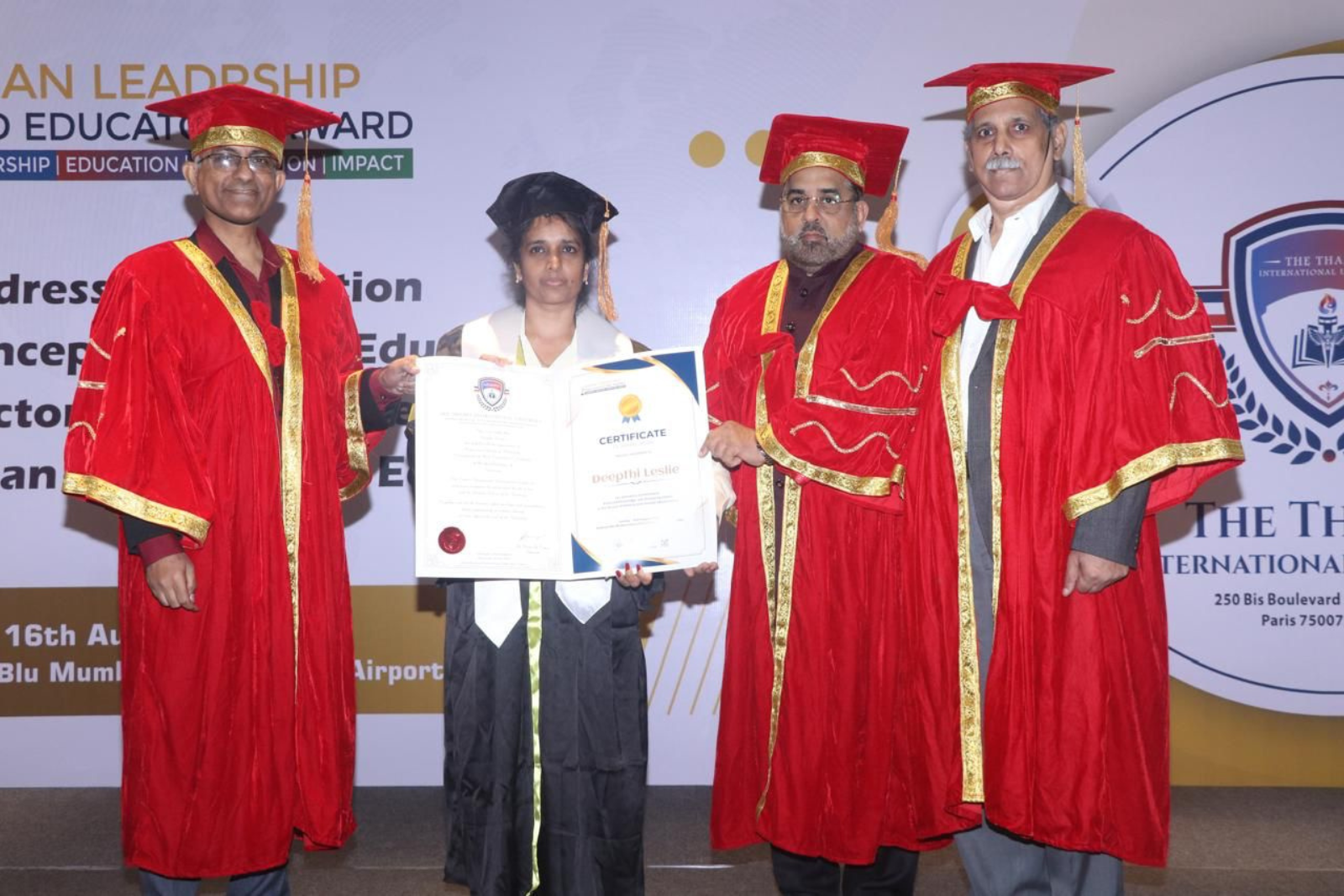 Doctorate Honour